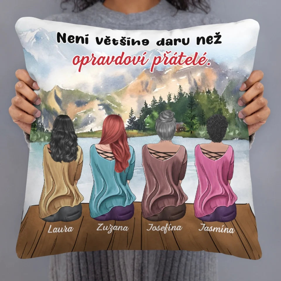 Polštář na míru pro kamarádku - přátele duchů3