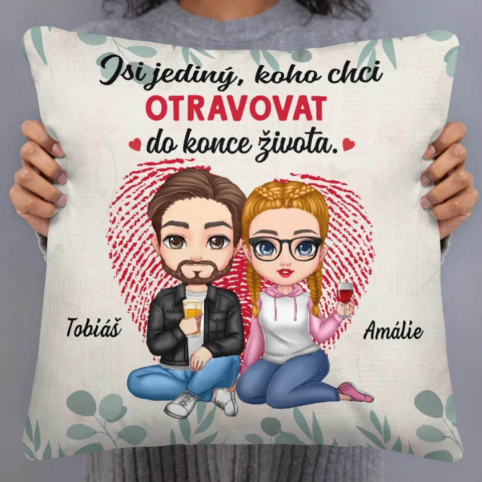 Jedinečný polštář pro zamilované páry - Jsi ten jediný