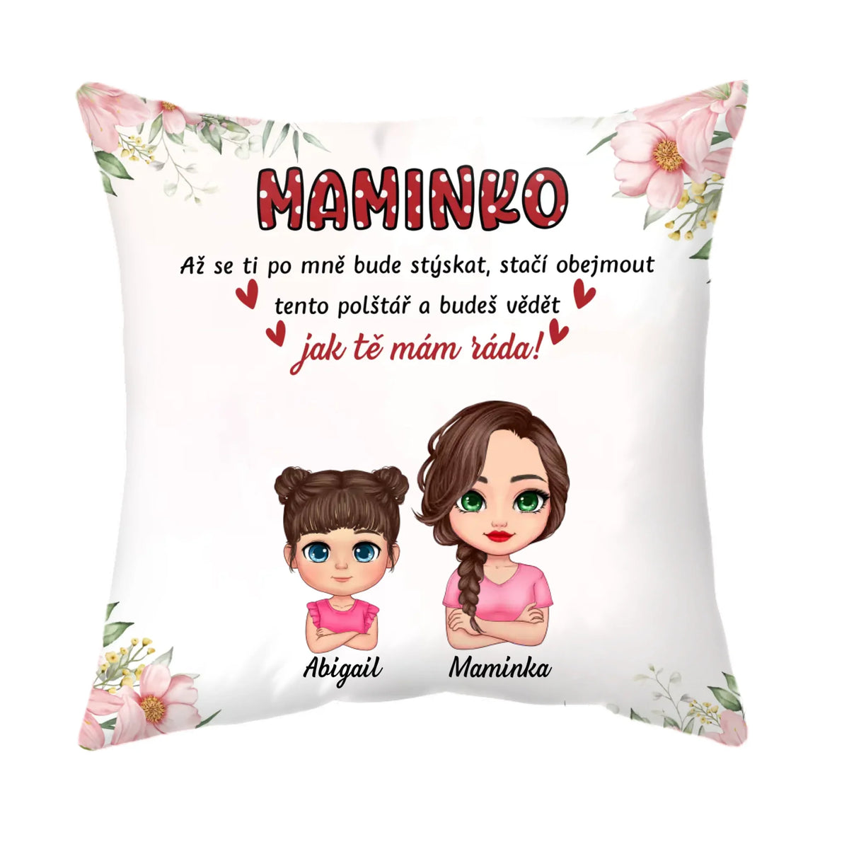 Jedinečný polštářek ke Dni matek pro maminky až se 4 dětmi