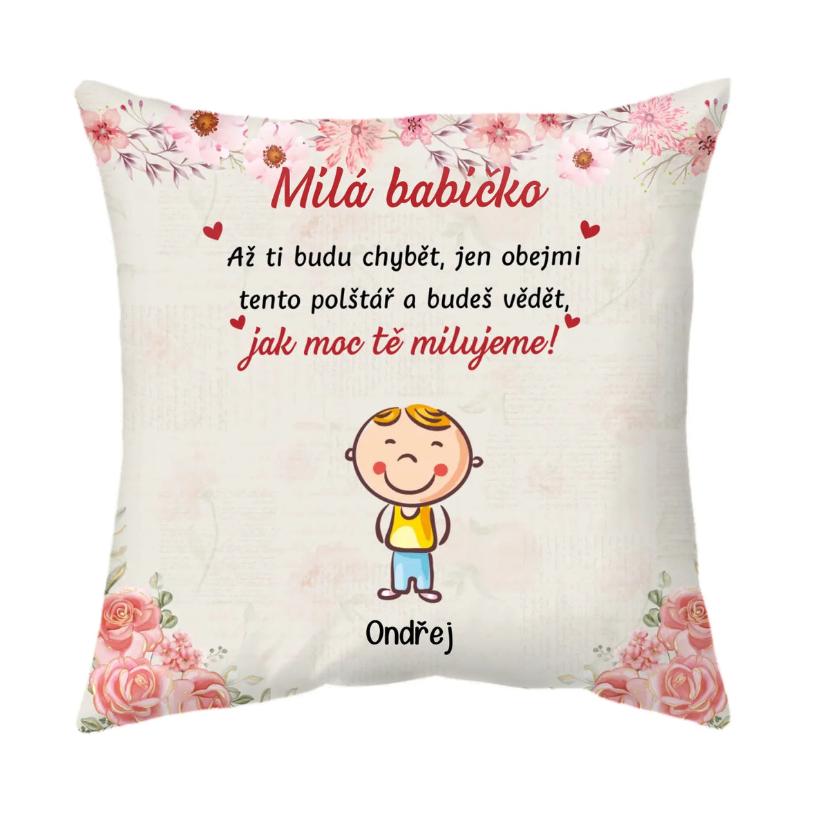 Jedinečný polštářek ke Dni matek - až s 10 dětmi