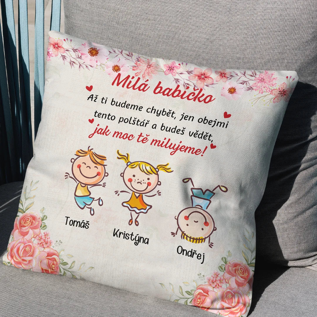 Jedinečný polštářek ke Dni matek - až s 10 dětmi