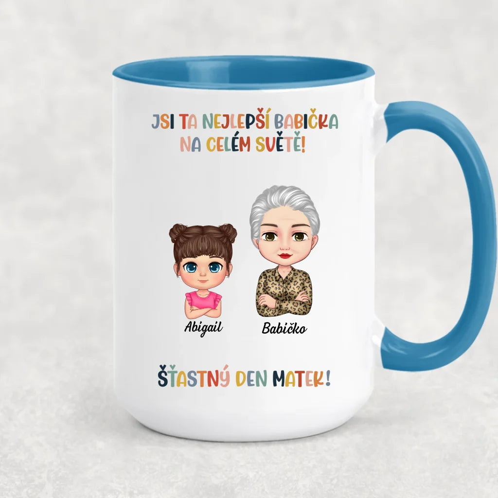 Jedinečný hrnek ke Dni matek pro babičku - Nejlepší babička