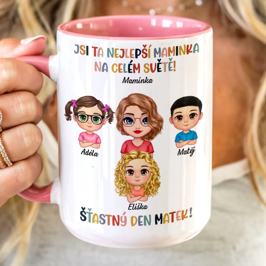 Jedinečný hrnek ke Dni matek pro maminku – Nejlepší maminka