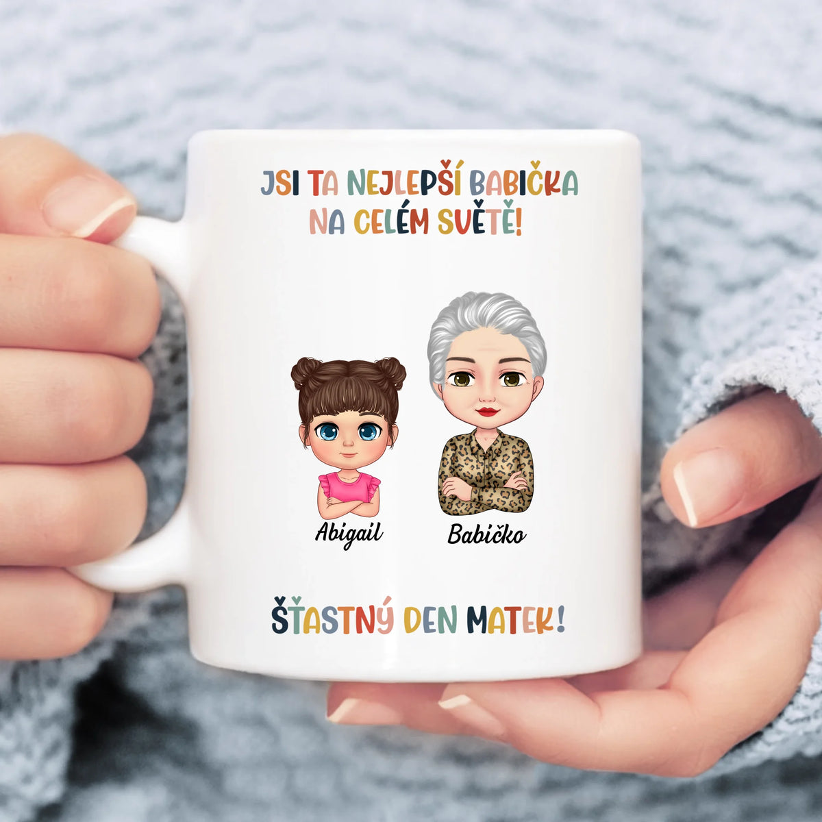 Jedinečný hrnek ke Dni matek pro babičku - Nejlepší babička