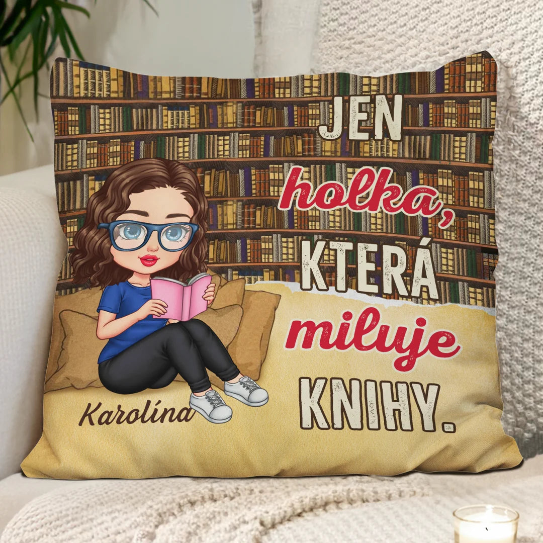 Jedinečný polštář pro milovníky knih