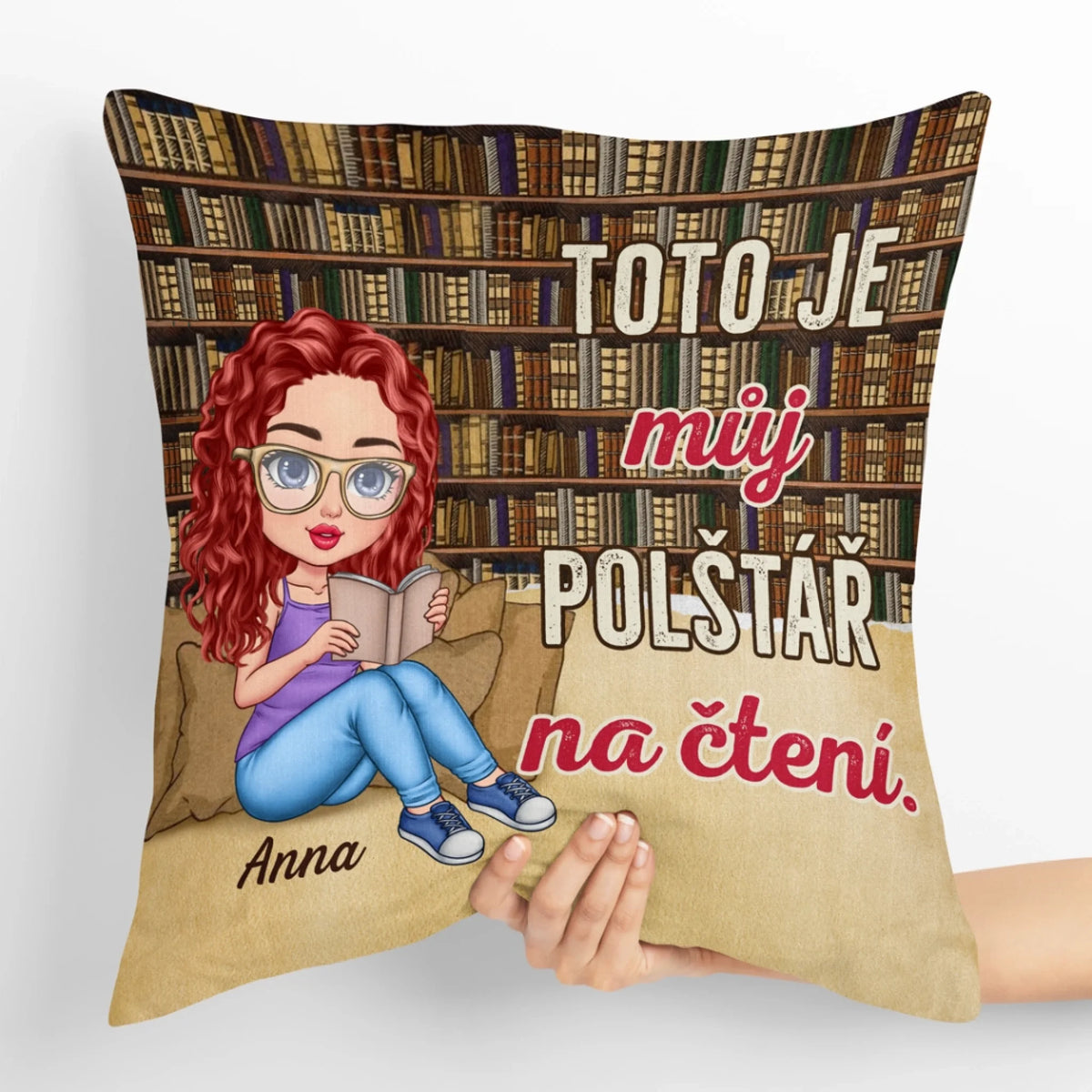 Jedinečný polštář pro milovníky knih4