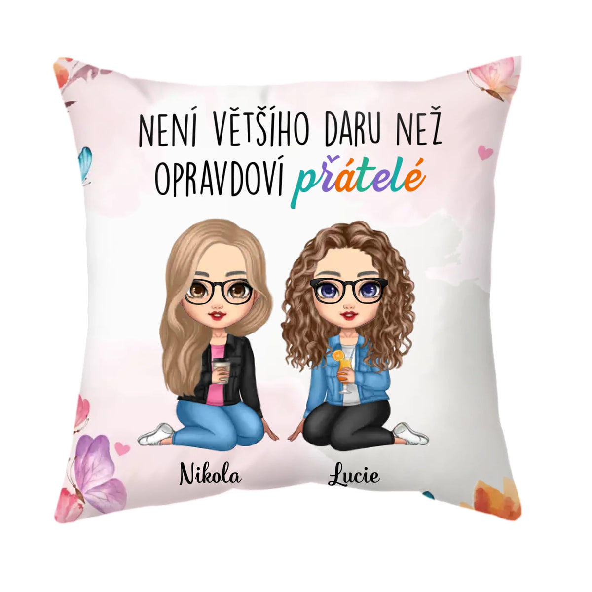 Polštář na míru pro kamarádku - Není většího daru