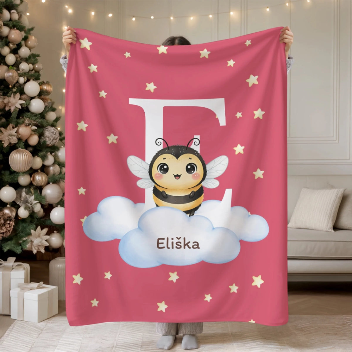 Deka na zakázku pro děti, s vlastním jménem - roztomilá zvířátka