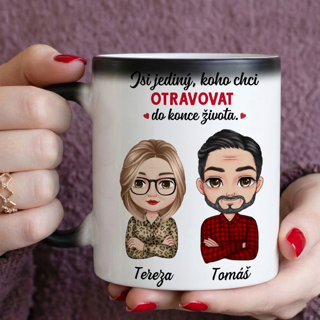 Personalizovaný magický hrnek pro zamilované páry
